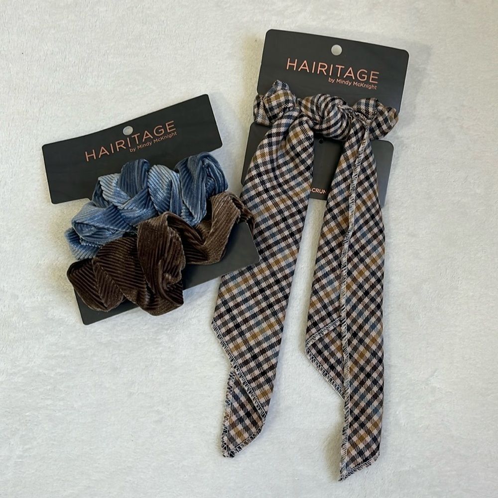 Hairitage by Mindy McKnight Women’s Hair Scrunchie Bundle